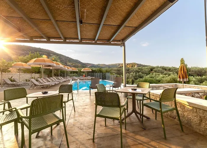 Olympia Zervea With Pool #2 Double Апартаменты Кардамили